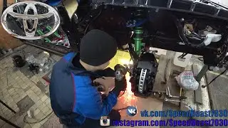 Installing the RRS 510HP BREMBO 6-pot/380mm Brake System - Toyota Chaser Tourer.V (JZX-100) Part 1🔥