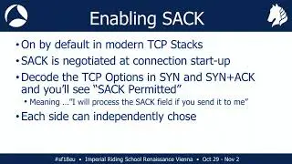 SF18EU - 20: TCP SACK Overview and Impact on Performance (John Pittle)