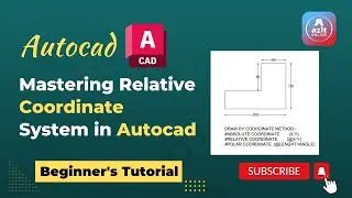 What is Relative Coordinate system in AutoCAD? | Draw a relative coordinate line