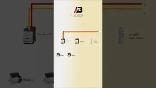 How To Make On-Off Delay Timer Connection With Contactor | 3 phase Motor 