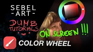 How to get pop-up (floating) color wheel in Infinite Painter! Color picker over the canvas :)!