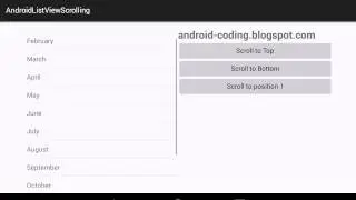 Android ListView, scroll to specified position