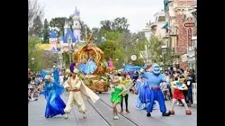 Disney Parade Captured In Rain At Disney Land Paris