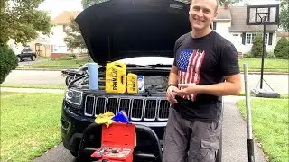 2011-2018 Jeep Grand Cherokee (2014) 3.6L V6 Oil Change Procedure  & Reset - HOW TO