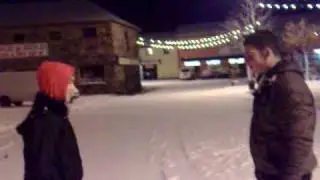 Gavin n Jack in the snow (Gavin Headbut)