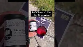B&W Infrared film - filter comparison!