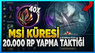40x Msi Küresi (2.000 RP ile 20.000'lik Skin Alma Taktiği) EN ŞANSLI KÜRE AÇILIMI VİDEOM