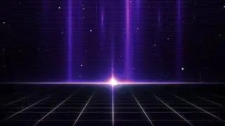 Retro Sci-Fi Background | Free Stock Video Footage HD 4K