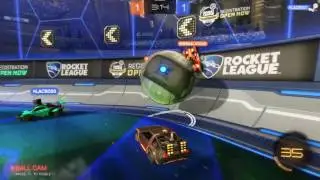 Rocket League 6-4-16 Delorean in action.
