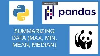 Summarizing Data with Pandas and Python📊