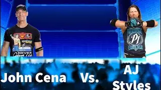 John Cena vs. AJ Styles-WWE 2K23 Full Match