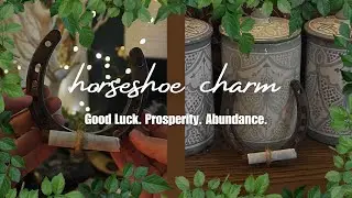 Horseshoe Charm for Prosperity, Good Luck, Abundance #folkmagic #witchcraft