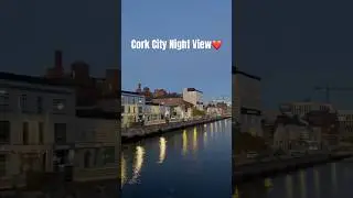 City Night View #cork #corkireland #ireland #cityview #corksport #vibes #nightview #ireland_daily