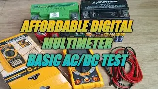 DEMO AC/DC TEST (by Ingco DM 2002 DIGITAL MULTIMETER)