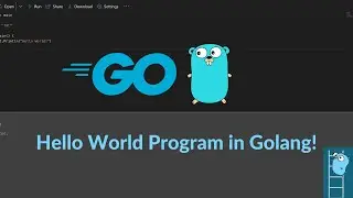 How to write Hello World program in Go language in Hindi