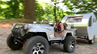 Meta Jeep feat Tesla fish Caravan