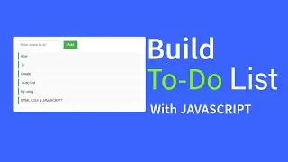 How To Create To-Do List App Using HTML CSS And JavaScript | Task App in JavaScript
