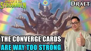 The Converge Cards Are Way Too Strong | Secrets Of Strixhaven Draft | MTG Arena