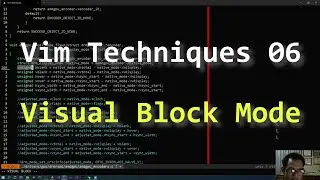 Vim Techniques 06 - Visual Block Mode