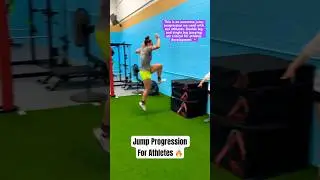 Jump Progression For Athletes! Athlete Jump Training! #shorts