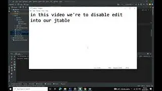 Intellij IDEA Jtable not editable with xampp part 7