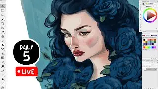 Blue Roses 💙 - Daily 5 Challenge LIVE