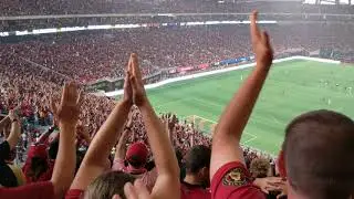 Atlanta United - First ATL chant at Mercedes-Benz Stadium