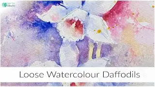 Loose Watercolour Daffodils