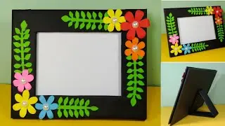 Cara Membuat Bingkai Foto Cantik dari Kardus Bekas - How to make a Photo Frame