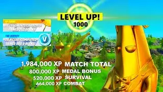 LEVEL UP FAST IN FORTNITE! 100,000 XP IN MINUTES!!