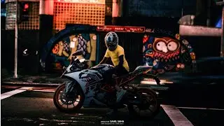 Day to Night Bike Photo Editing | Like @TaukeerEditz | #edit #shorts #viral
