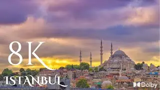 Eminonu Pier near the Suleymaniye Mosque in Istanbul, view from the 12KHDR #240fpsDolbyVision