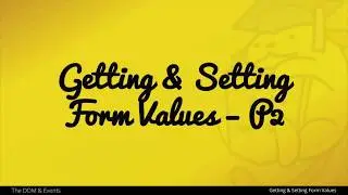 JavaScript and HTML Forms