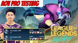 AOV Pro Playing JAX in League of Legends WILD RIFT Open Beta