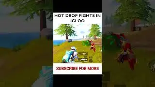 Hot drop Fight in igloo🔥🔥🤩  #shorts #bgmi #gaming #pubgmobile #viral