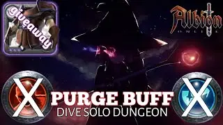 Albion online mobile - Arcane staff Best Purge All Buff | dive solo dungeon eps.36