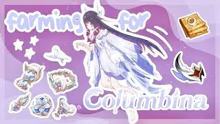 farming for columbina! | artifacts & talents ₊✩‧₊˚౨ৎ