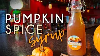 Homemade Pumpkin Spice Syrup for Lattes, Cocktails & More