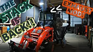 Kubota BX- Exhaust Stack MOD Revisited!! (Repairs!)