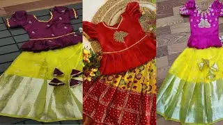 Girls lehenga design ideas// kids langa jacket/blouse