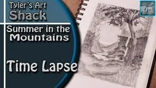 Time Lapse Drawing - Summer in the Mountains
