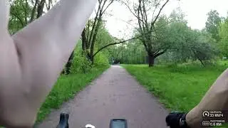 Лосиный остров, грунтовка вдоль Яузы. 2019.05.21