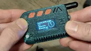 Remix of Muzi s Meshtastic H1 case adding 1100mAH battery, Buzzer and Navigation switch.