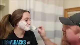 Dad shaves Daughter Dermaplane Phoenix Shaving Aqua DG Astraeus synthetic brush Rockwell 6c