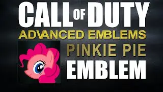 Call of Duty Advanced Warfare Emblem - My Little Pony's Pinkie Pie CoD: AW Emblem Tutorial