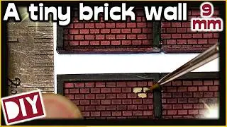 TUTORIAL: How to build a tiny realistic stone wall. DIORAMA
