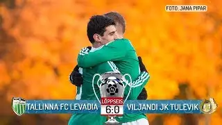 34. voor 2017: Tallinna FC Levadia - Viljandi JK Tulevik 6:0 (2:0)