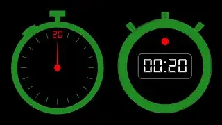 Stopwatch 20 Second No Copyright - Forest Frame