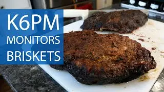 Brisket Prep and Smoking Using OMRON'S K6PM Thermal Monitor
