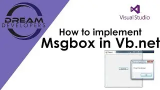 How to implement MsgBox in Vb.net